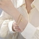 thumbnail image 1 of Pulseras de doble capa de acero inoxidable, colgante de cruz, 1 of 5