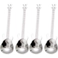 thumbnail image 1 of Guitar Coffee Spoons Stainless Steel Guitar Teaspoons Pack4 Pieces, 1 of 3