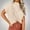 Khaki, variant on Women's Mock Neck Knit Summer Tops Loose Fit Trendy Dolman Short Sleeve Cropped Sweater Shirts Blouse with Pocket