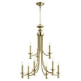 thumbnail image 2 of Quorum Lighting - Rossington - 9 Light 2-Tier Chandelier in Quorum Home, 2 of 2