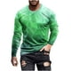 thumbnail image 2 of Blusas y camisas de manga larga con cuello redondo para hombre, blusas casuales de cuello redondo y manga larga, camisetas estampadas, blusas para hombre, 2 of 5