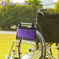 thumbnail image 2 of MIANGASTORE Wheelchair Side Organizer Storage Bag Wheelchair Bag for Side Wheelchair Armrest Organizer Bag Wheelchair Organizer Hanging Pouch for Wheelchair, 2 of 9
