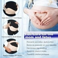 thumbnail image 4 of Maternity Belt Pregnancy Belly Band 3 in 1 Maternity Support Belt for Pregnant Back/Pelvic/Hip Pain, Maternity Band Belly Support for Pregnancy (Black, L: Fit Ab 39.5"-51.3"), 4 of 6