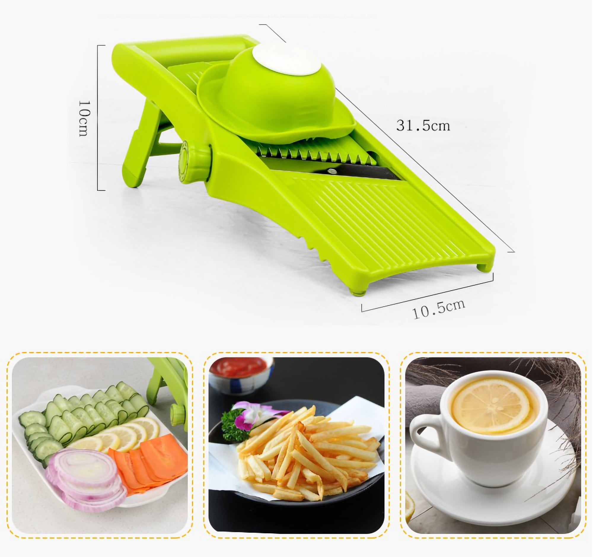 French Fry Cutter, Geedel Professional Potato Cutter for French Fries,  Potato Slicer French Fry Maker for Carrot, Cucumber, Onion, Zucchini and  more