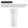 thumbnail image 4 of Uxcell Water Filter Housing 10" Whole House Filtration System 1/4 Inch Inlet/Outlet Port for Kitchen, 4 of 5
