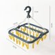 thumbnail image 2 of Soporte para calcetines, soporte para calcetines con 32 clips para ropa interior, calcetines, pinzas de plástico duraderas para interiores y exteriores(amarillo) Sailing Electrónica, 2 of 5