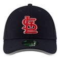 thumbnail image 2 of Men's New Era  Black St. Louis Cardinals Player Replica 39THIRTY M-Crown Flex Hat, 2 of 5