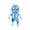 Blue33, variant on MORESEC Home Adorable Cat Stress Relief Decor, Soft Squeeze Anxiety Ball, Slow Rising Fidget for Office Home Desk, Cute Decompression Gift