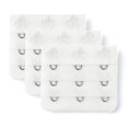 thumbnail image 1 of Señora 5Pcs 3 Gancho De 3 Filas Longitud Ajustable Correa Del Sujetador Extensor Ganchos De Hebilla Blanco 3pcs Una Talla, 1 of 5
