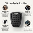 thumbnail image 2 of MANSCAPED® The Beard Buffer Silicone Scrubber – Flexible Facial Hair Cleaning Brush for Men, Exfoliating Grooming & Massaging Tool, 1-Pack, 2 of 7