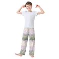 thumbnail image 2 of FORMRS Boys Pajama Pants with Pockets Size 11-12Y Kids Lounge Sleep Bottoms, Purple Deer, 2 of 8