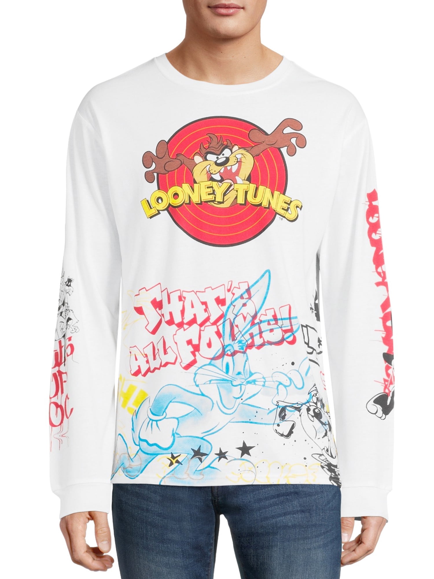 Looney tunes shirt long sleeve Clearance