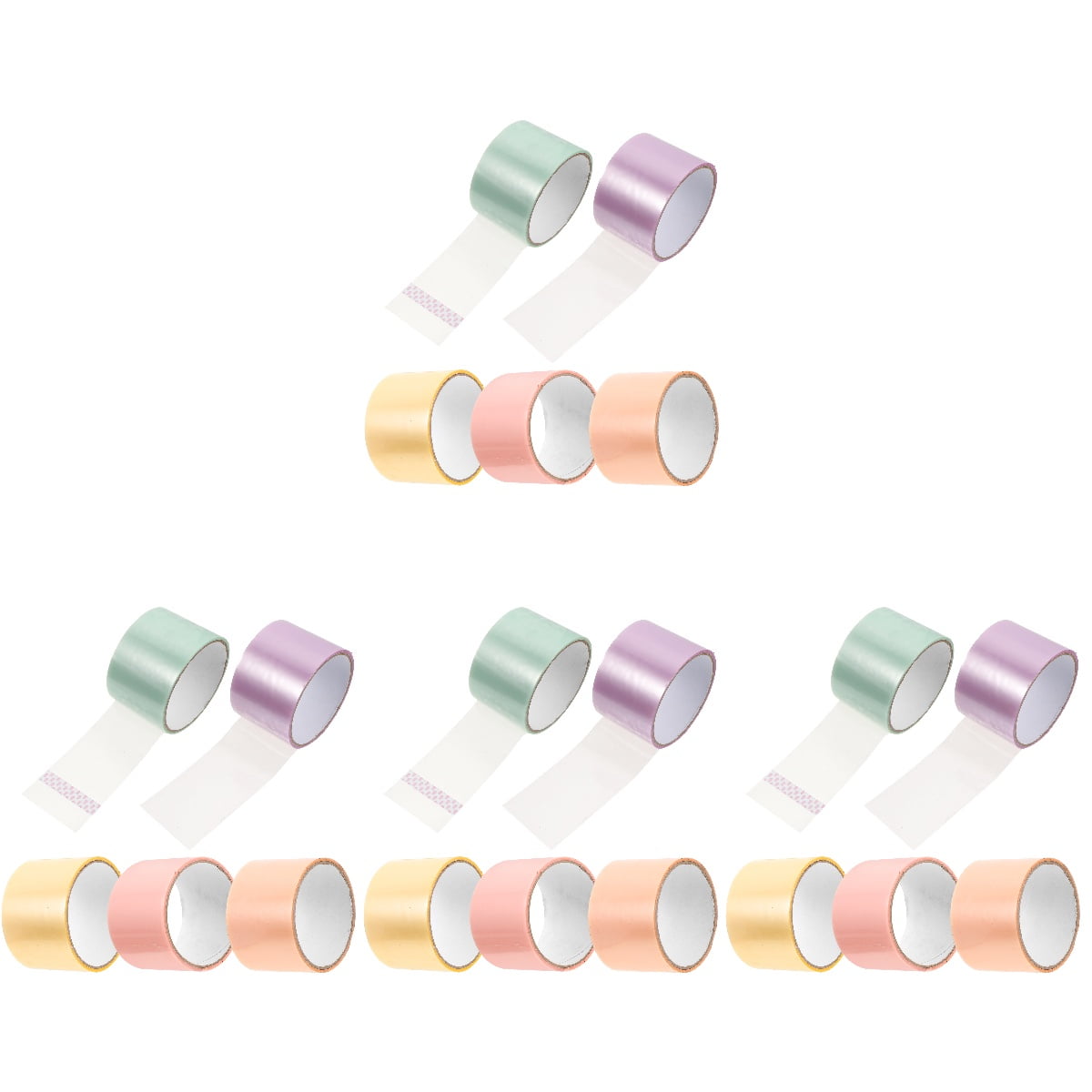 Worgeous 20 Rolls of Interesting Sticky Ball Tapes Decompression Plaything Colorful Adhesive Tapes