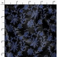 thumbnail image 2 of Soimoi Cotton Cambric Black Fabric By the Yard - 42 Inch Wide -Floral & Leaf Floral Pattern Fabric - Botanical and Elegant Designs for Various Uses Printed Fabric, 2 of 6