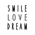 thumbnail image 2 of Waltz, Anne 11x14 White Modern Wood Framed Museum Art Print Titled - Smile love dream, 2 of 4