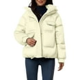 thumbnail image 3 of Pyhlmscde Women's Casual Mid Waisted Thick Warm Cotton Down Jacket, Womens Tops, Puffer Jacket Womens, Winter Clothing for Women, 3 of 6