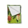 thumbnail image 2 of Christmas Soft Flannel Fleece Throw Blanket, Hanging Ornaments Branches New Year Celebration Party Xmas Environment, Cozy Plush for Indoor and Outdoor Use, 60" x 80", Multicolor, by Ambesonne, 2 of 6