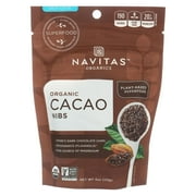Navitas Naturals Cacao Nibs, Organic, Raw, 4 Oz, 4 Oz, Pack Of 2