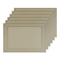 thumbnail image 1 of REGALWOVEN Manteles Individuales Set de 6 para Cocina y Comedor Champagne 18"x12", 1 of 6
