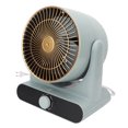 thumbnail image 1 of Ventilador de aire mini de verano, ventilador de escritorio ajustable para salón de uñas en interiores, enchufe europeo de 250 V, verde, 1 of 10