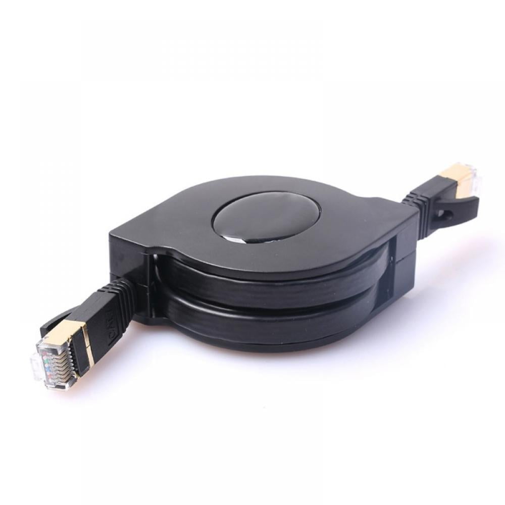 Cat7 10 Gigabit Retractable Cable for Modem Router LAN