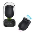 thumbnail image 1 of Women Rose Sex Toy, Powerful Clitoral Sucking Black Rose Vibrator, Licking Tongue Double Sided Rose Shape Vibrator For Couples Gao Jinjia LED, 1 of 2