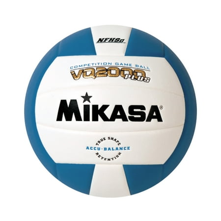 Mikasa VQ2000 Micro-Cell Indoor Volleyball, Royal/White