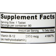 (3 Pack) Deva Vegan B12 2500 Mcg Sublingual 90T