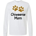 thumbnail image 3 of Inktastic Chiweenie Mom Paw Print Long Sleeve T-Shirt, 3 of 5