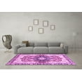 thumbnail image 3 of Ahgly Company Indoor Rectangle Abstract Purple Modern Area Rugs, 2' x 4', 3 of 4