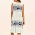 thumbnail image 5 of JINMGG 2026 Summer Dresses under $10.00 Women's Plus Size Sleeveless Floral Casual Midi Dress Beach Loose Sundress, 5 of 7