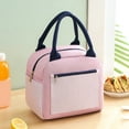 Clearance Lunch Bag Reusable insulated Lunch Bag with Side Pocket Leak