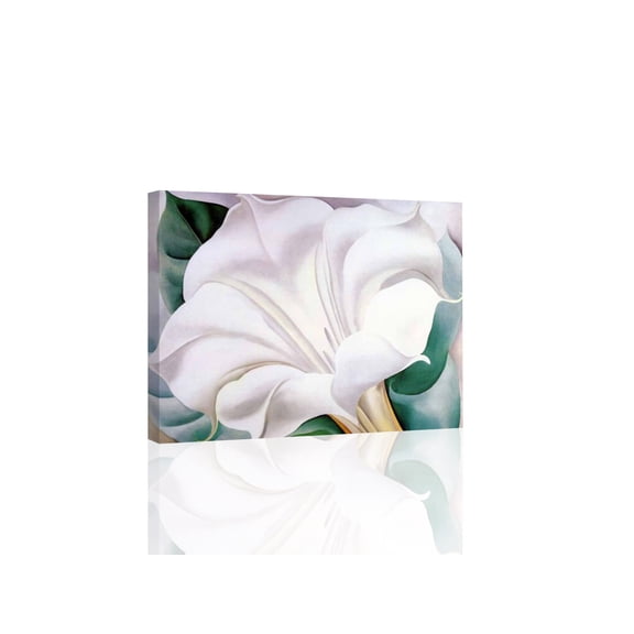 The White Trumpet Flower - CANVAS or PRINT WALL ART