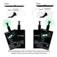 thumbnail image 5 of Grofry Portable Sticky USB Type-C Qi Wireless Charging Receiver Black for Micro USB-A, 5 of 6