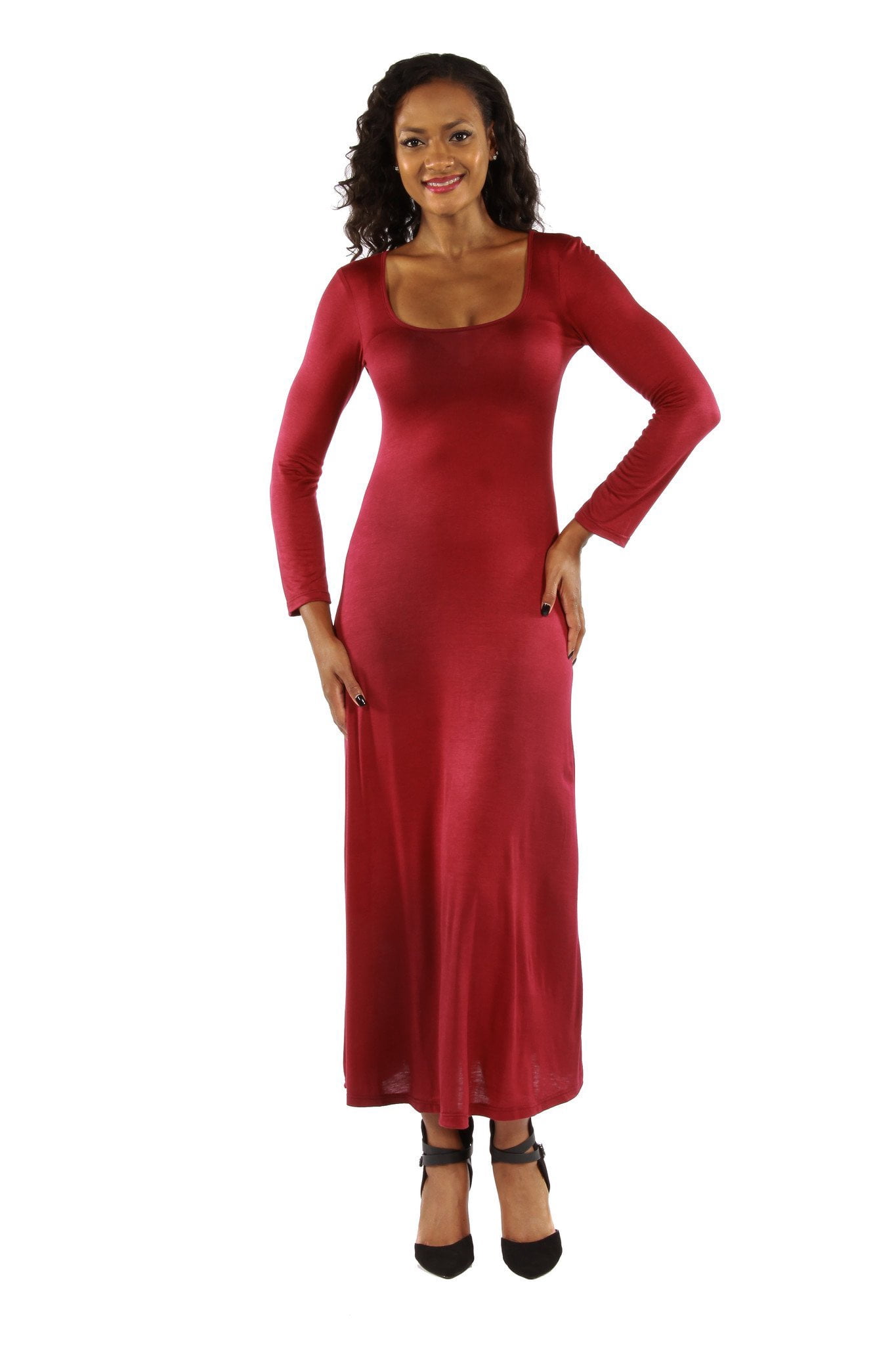 Women's Like a Cool Drink of Water Black Maxi Dress