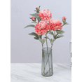 thumbnail image 5 of Xiao Hua 3 peonías artificiales de color rosa claro, flores falsas, flores artificiales para decoración de bodas, 5 of 5