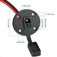 thumbnail image 6 of 2Pc 33cm 12Awg Sae Connector Quickdisconnect Wire Harness Panel Mount Powercable, 6 of 7