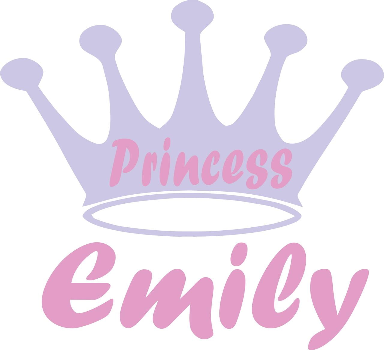 Personalised 3 Piece Girls Cutlery Set PRINCESS CROWN Motif