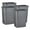 Gray, variant on Superio Large Kitchen Trash Can 13 Gallon, 52 Qt Waste Bin for Kitchen, Garage, Indoor and Outdoor Trash Can, Grey