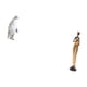 thumbnail image 5 of Escultura de pingüino, estatua de animal de resina, adorno de mesa, figura de mujer, artesanía decorativa, adecuada para dormitorio, sala de estar, re, 5 of 8