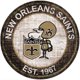 thumbnail image 2 of Cuadros Decorativos 5D bricolaje taladro redondo completo diamante pintura New Orleans Saints Home Decor (B5966) Wdftyju  embutido en tela, 2 of 8