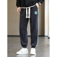 thumbnail image 3 of Fall/Winter Corduroy Sweatpants Men Baggy Joggers Fashion Letter Embroidery Big Size Trousers Male Casual Harem Pants 8XL, 3 of 6