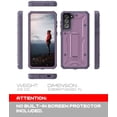 thumbnail image 2 of ArmadilloTek Vanguard Compatible with Samsung Galaxy S21+ Plus Case, Military Grade Full-Body Rugged with Built-in Kickstand [Screenless Version] - Purple, 2 of 4
