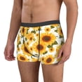 thumbnail image 5 of JUNZAN Yellow Polka Dot Sunflower Mens Underwear Boxer Briefs for Men’s - X-Large, 5 of 5