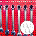 SHISUYAN 5pc Stainless Steel Pegboard Shelving Hooks for Home Shop