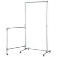 Ollieroo Stainless Steel Foldable Clothes Displaying Rack Height