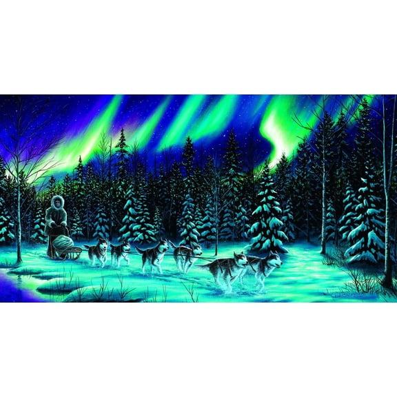SUNSOUT INC - A Perfect Ride - 500 pc Jigsaw Puzzle by Artist: Chuck Black - Finished Size 15" x 29" - MPN# 55010
