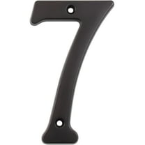 Heavy-Duty House Numbers, #7, 4 Inches, Oil-Rubbed Bronze by Stone Harbor Hardware