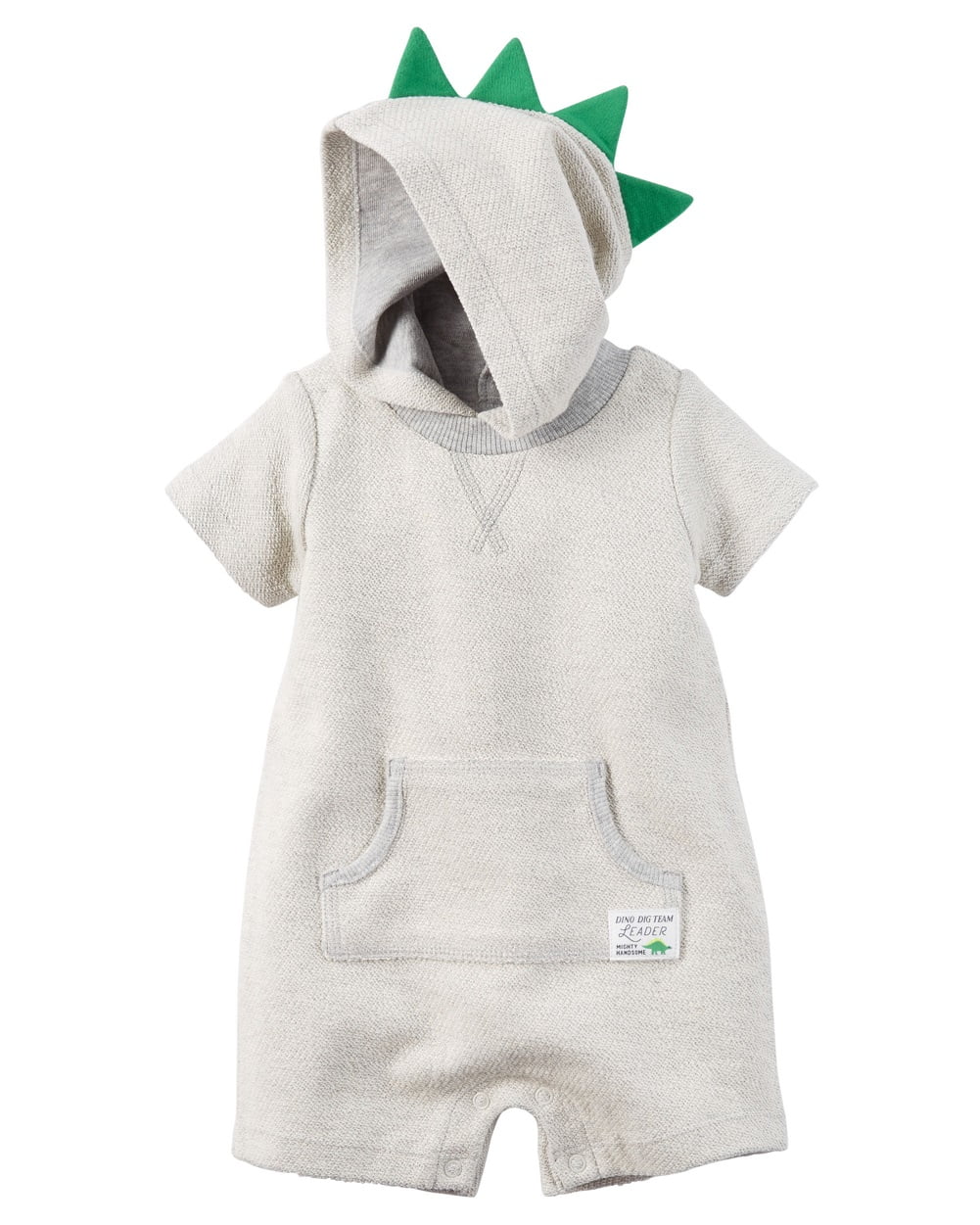 Carter's Carter's Baby Boys' Hooded French Terry Romper, 6 Months