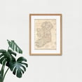 thumbnail image 3 of Vintage 1799 Clement Cruttwell Ireland Ulster Connaught Leinster Munster Four Provinces Map Framed Wall Art Print Picture 12X16 inch, 3 of 4